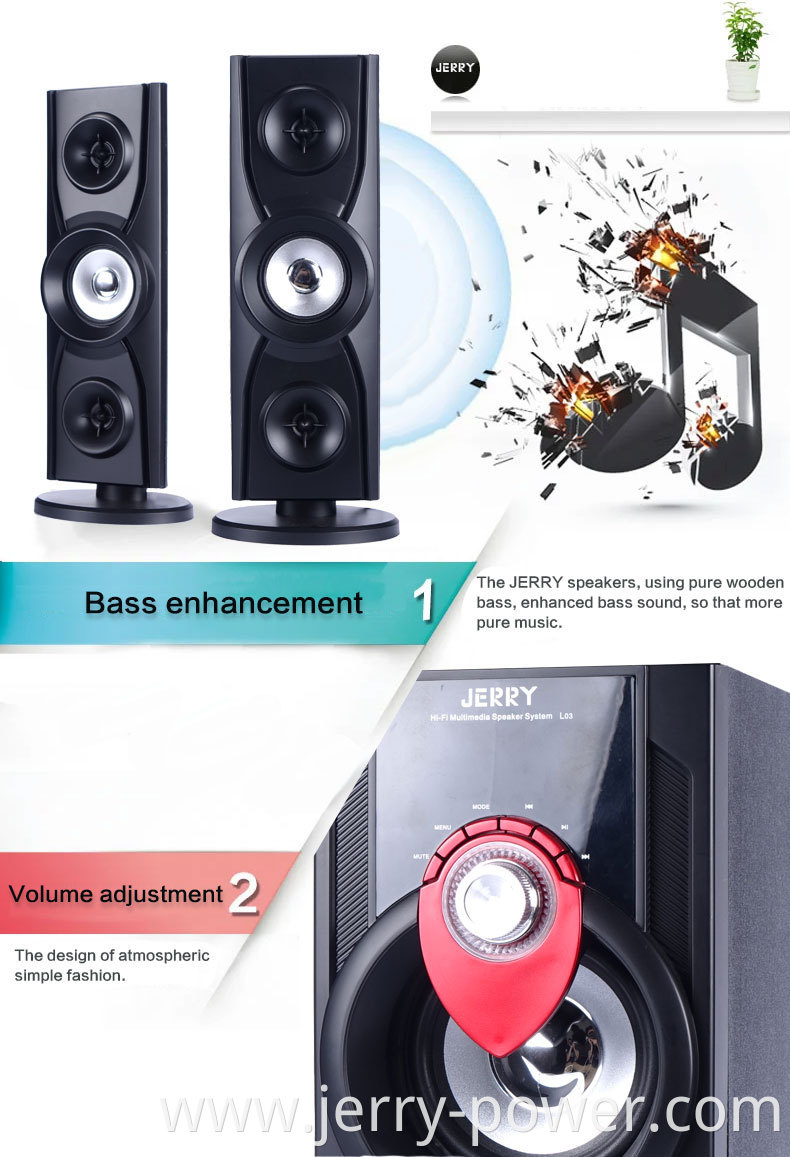 JERRY home theatre sound system with USB MMC SD Card function /sound system karaoke player